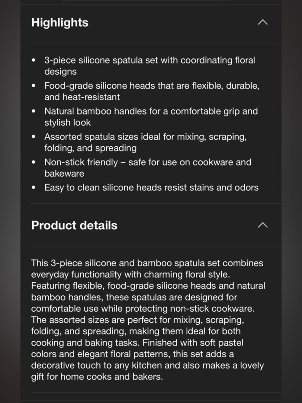 CWC 3 piece spatula set - Picture 5 of 6